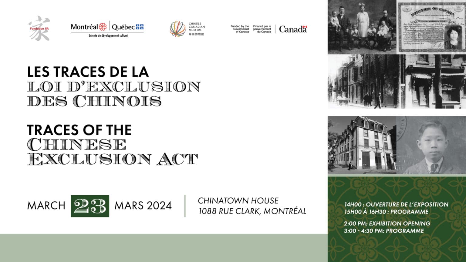 Traces of the Chinese Exclusion Act banner