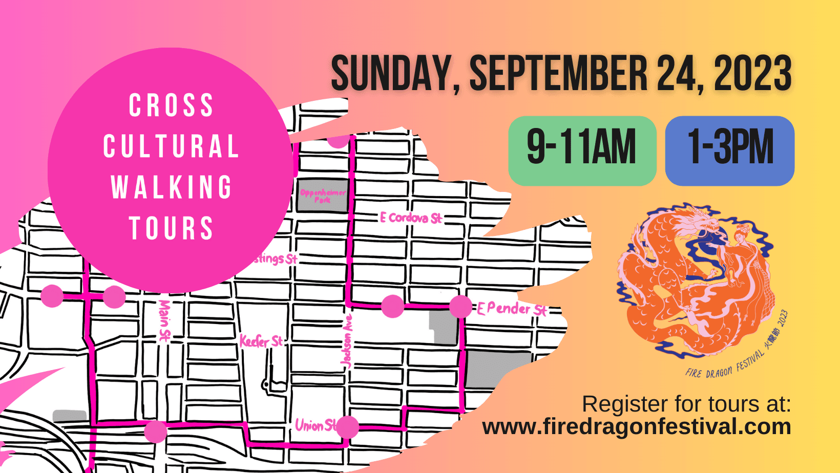 Cross Cultural Walking Tours 2023 banner