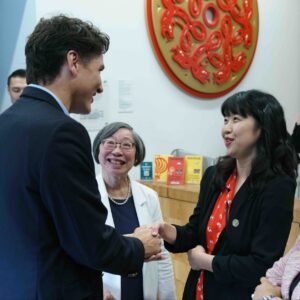 Prime Minister Justin Trudeau visits the Chinese Canadian Museum