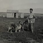 my dad on his bike in Lake Alma